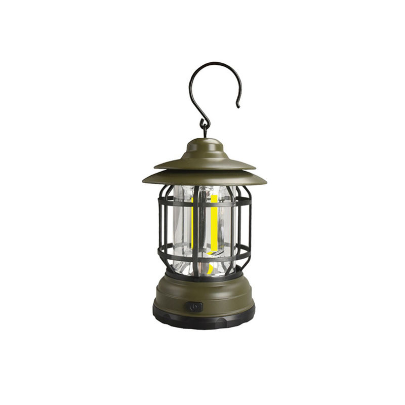 Mini Retro Solar Bahçe Işık Çadır Lambası Kompakt Boyutlu Açık Led 13*12*20cm