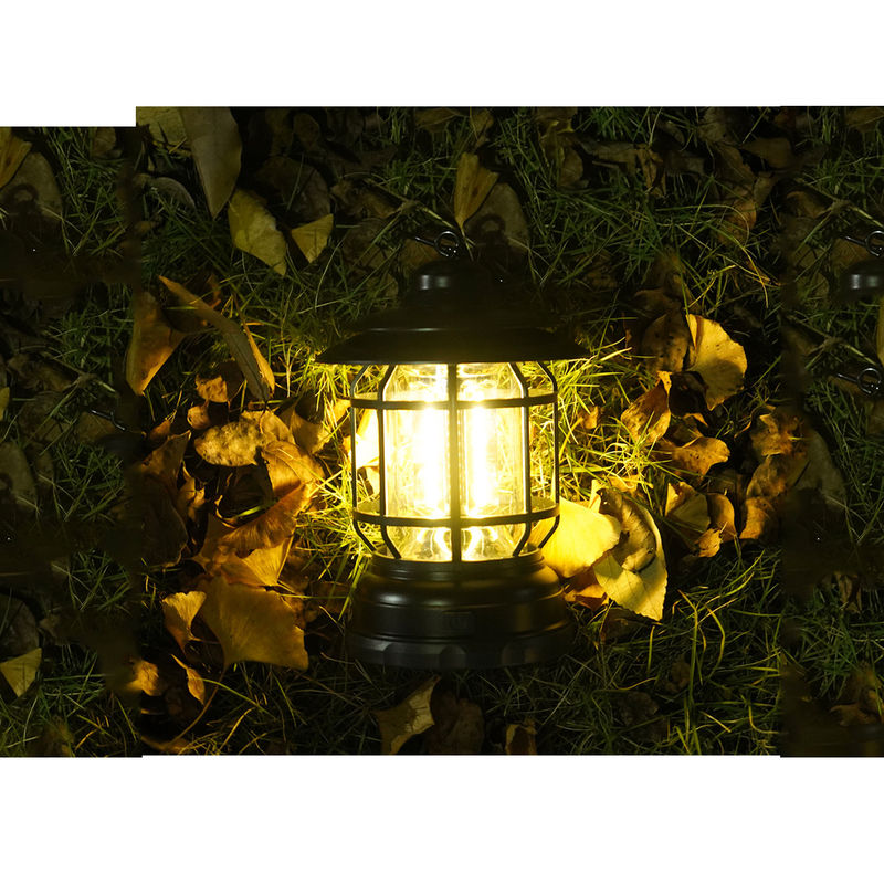 Mini Retro Solar Bahçe Işık Çadır Lambası Kompakt Boyutlu Açık Led 13*12*20cm