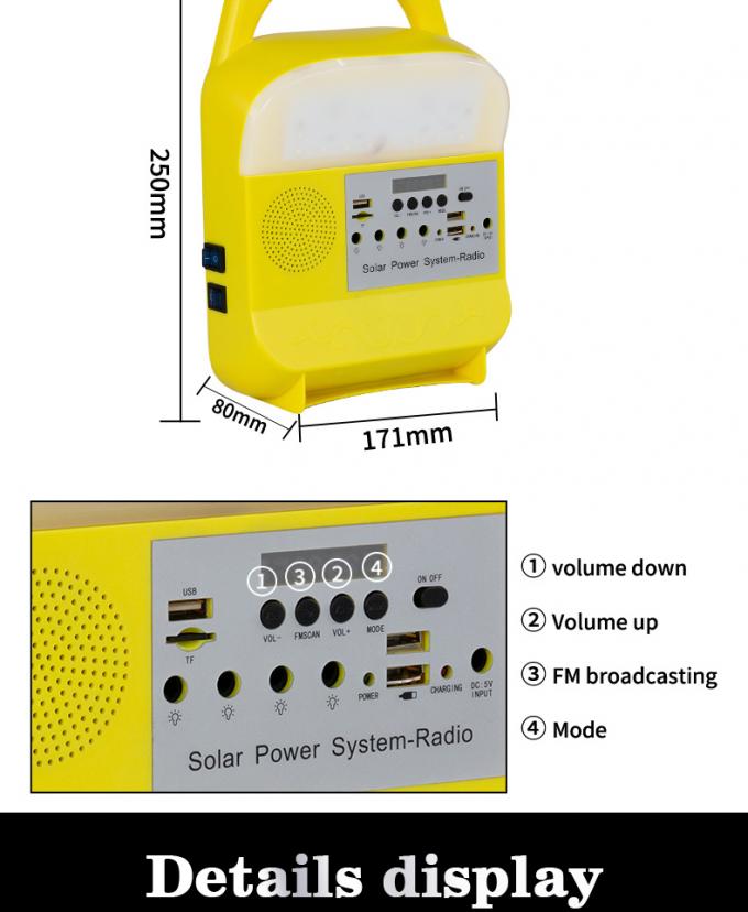 Portable Solar Lighting Kits, Solar Panels for Home Solar Power Generation Systems