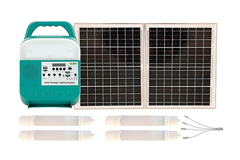 Taşınabilir Offgrid Ev Güneş Enerjisi Paneli Aküleri Tam Sistem Kitleri-12V